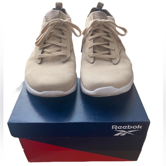 Reebok Sneakers womens Size 8.5 8 1/2 Athletic Walking Shoes Cream Rose Gold - Picture 5 of 9